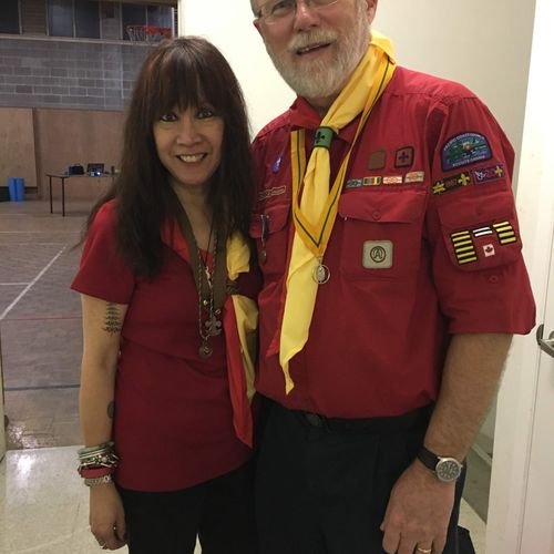Scouts Canada Ken with Brenda Jew