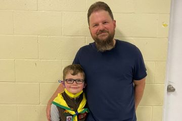 Bradford dad steps up to help lead son's Scout group