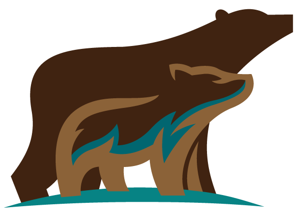 Grizzly Den Bear Logo