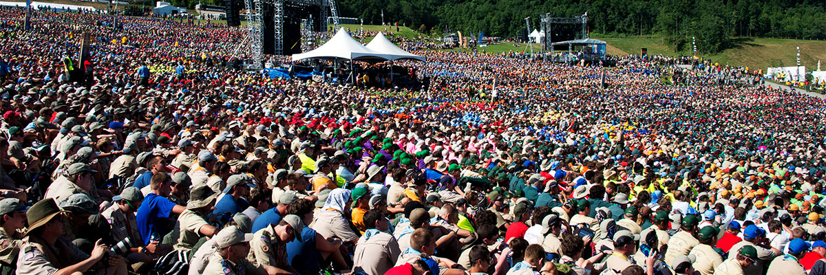 World Scout Jamboree Crowd